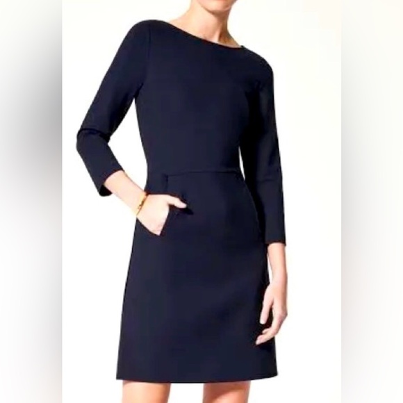 Spanx Perfect A-Line 3/4 Sleeve Dress Navy Blue - Small - threedaughtersproperties.com Spanx Perfect A-Line 3/4 Sleeve Dress Navy Blue - Small - threedaughtersproperties.com